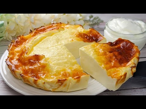 Ciasto jogurtowe z 3 składników: BEZ dodatku CUKRU i BEZ MĄKI!